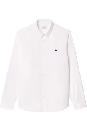 Lacoste Herre, Skjorter, Hvit, 4XL