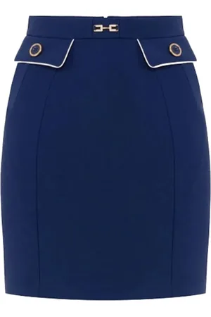 Elisabetta Franchi Dame, Skjørt, Blå, XS