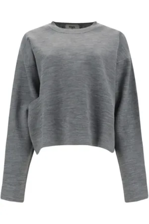 Fendi Dame, Gensere & Hettegensere, Grå, S