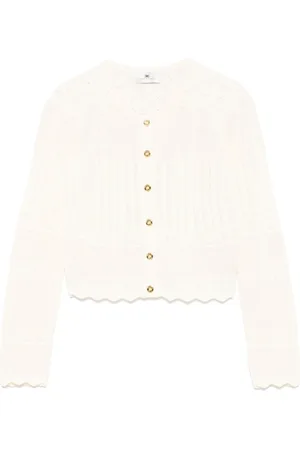 Elisabetta Franchi Dame, Strikkevarer, Gul, S