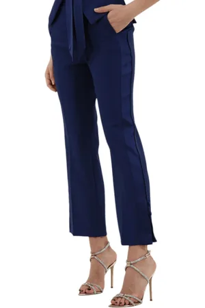Elisabetta Franchi Dame, Bukser, Blå, XS