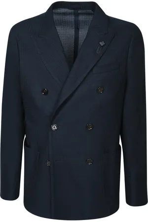 LARDINI Herre, Jakker, Blå, 2XL
