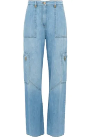 Elisabetta Franchi Dame, Jeans, Blå, W25