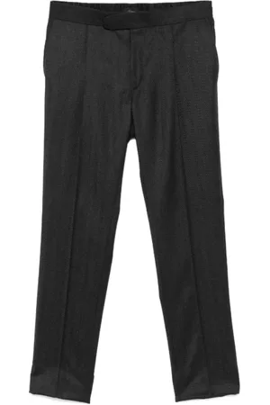 BRIONI Herre, Bukser, Grå, L