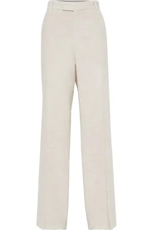 Brunello Cucinelli Dame, Bukser, Hvit, S
