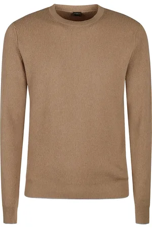 FEDELI Herre, Strikkevarer, Brun, 3XL
