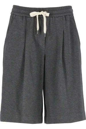 Brunello Cucinelli Dame, Shorts, Grå, M