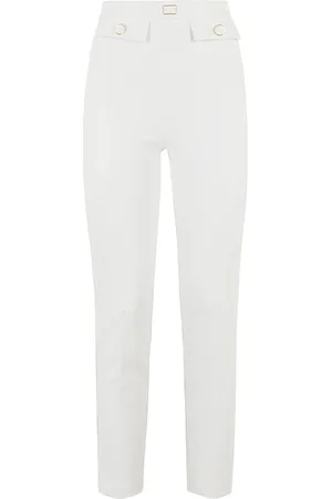 Elisabetta Franchi Dame, Bukser, Hvit, M