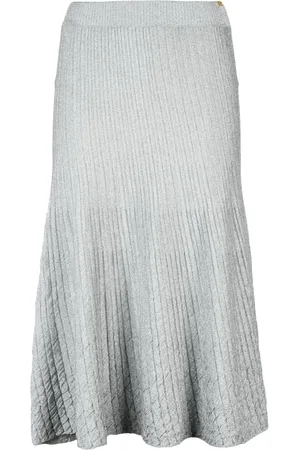 Elisabetta Franchi Dame, Skjørt, Grå, S