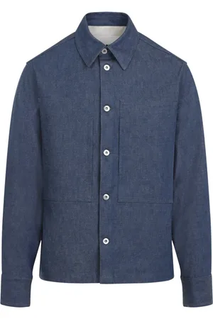 Jil Sander Herre, Skjorter, Blå, S