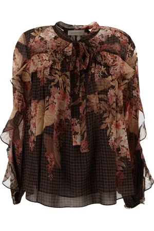 ZIMMERMANN Dame, Bluser & Skjorter, Flerfarget, S