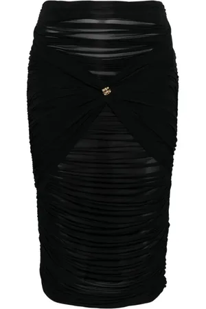 Elisabetta Franchi Dame, Skjørt, Svart, XL