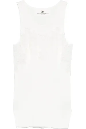 ERMANNO SCERVINO Dame, Topper, Hvit, S