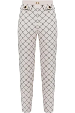 Elisabetta Franchi Dame, Bukser, Flerfarget, 2XS