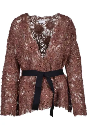 Brunello Cucinelli Dame, Strikkevarer, Brun, M