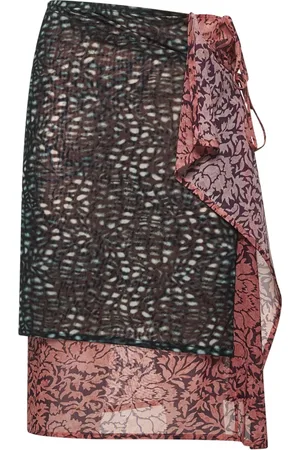 DRIES VAN NOTEN Dame, Skjørt, Flerfarget, S