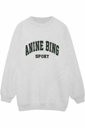 ANINE BING Dame, Gensere & Hettegensere, Grå, XS
