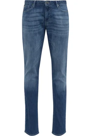 Emporio Armani Herre, Jeans, Blå, W31