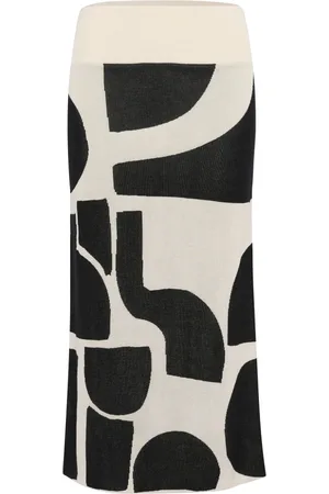 INWEAR Dame, Skjørt, Flerfarget, S