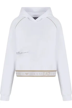 EA7 Dame, Gensere & Hettegensere, Hvit, XS
