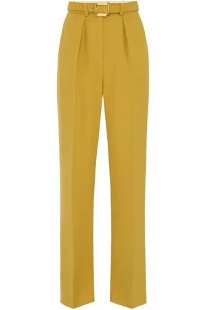 Elisabetta Franchi Dame, Bukser, Gul, S