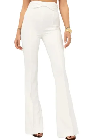Elisabetta Franchi Dame, Bukser, Hvit, M