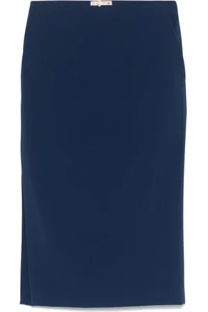 Elisabetta Franchi Dame, Skjørt, Blå, L