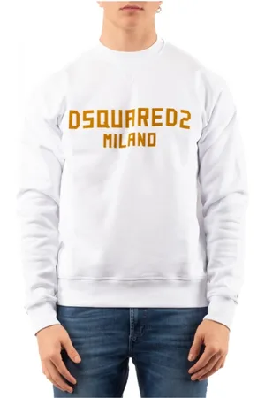 Dsquared2 Herre, Gensere & Hettegensere, Hvit, XL