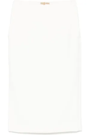 Elisabetta Franchi Dame, Skjørt, Hvit, L