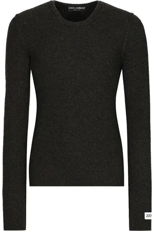 Dolce & Gabbana Herre, Strikkevarer, Grå, M
