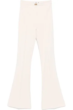 Elisabetta Franchi Dame, Bukser, Hvit, XL