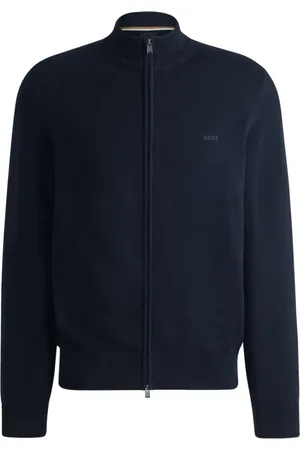 HUGO BOSS Herre, Strikkevarer, Blå, M