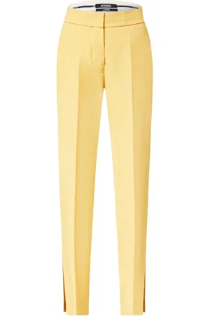 Jacquemus Dame, Bukser, Gul, S
