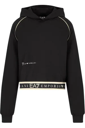 EA7 Dame, Gensere & Hettegensere, Svart, XS