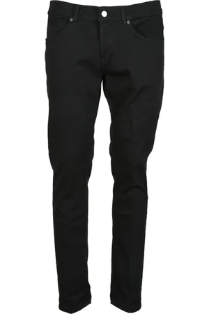 Dondup Herre, Jeans, Svart, W30