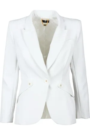 Elisabetta Franchi Dame, Jakker, Hvit, L