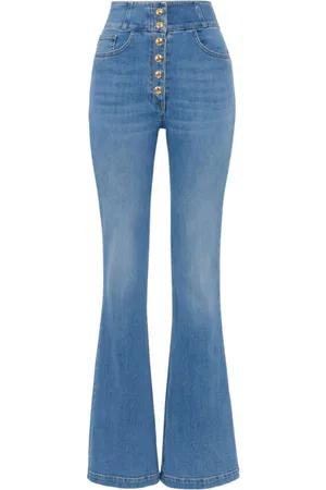 Elisabetta Franchi Dame, Jeans, Blå, W27