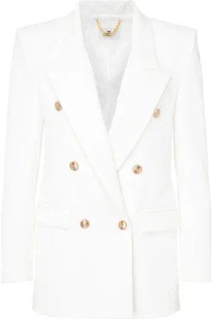 Elisabetta Franchi Dame, Jakker, Hvit, L
