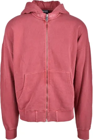 Diesel Herre, Gensere & Hettegensere, Rosa, XL