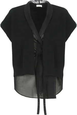 Brunello Cucinelli Dame, Strikkevarer, Svart, M