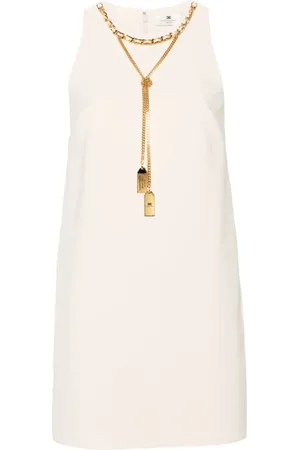 Elisabetta Franchi Dame, Kjoler, Hvit, XL