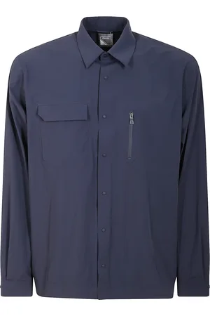 HERNO Herre, Skjorter, Blå, 2XL