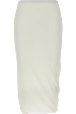 Jil Sander Dame, Skjørt, Hvit, S