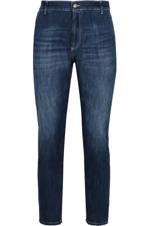 Dondup Herre, Jeans, Blå, W35