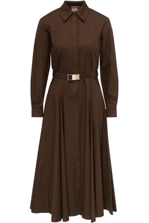Max Mara Dame, Kjoler, Brun, XS