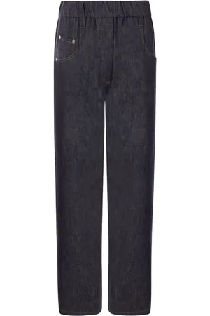 Brunello Cucinelli Dame, Bukser, Blå, XS