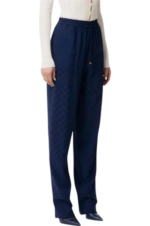 Elisabetta Franchi Dame, Bukser, Blå, M