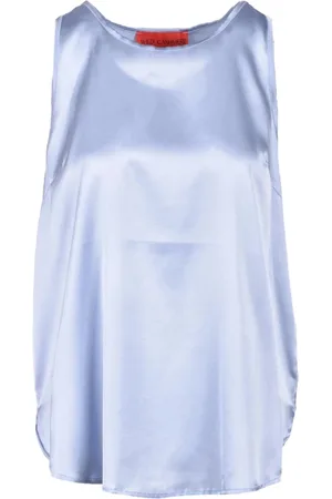 FARFETCH Dame, Topper, Blå, L