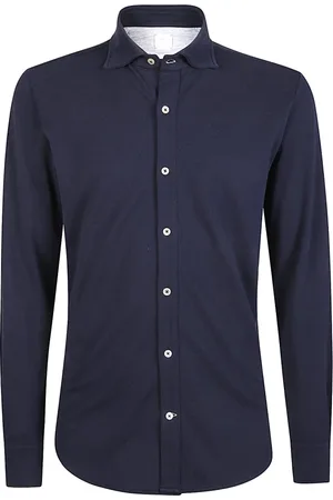ELEVENTY Herre, Skjorter, Blå, 4XL