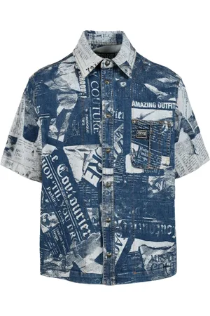 VERSACE Herre, Skjorter, Flerfarget, M